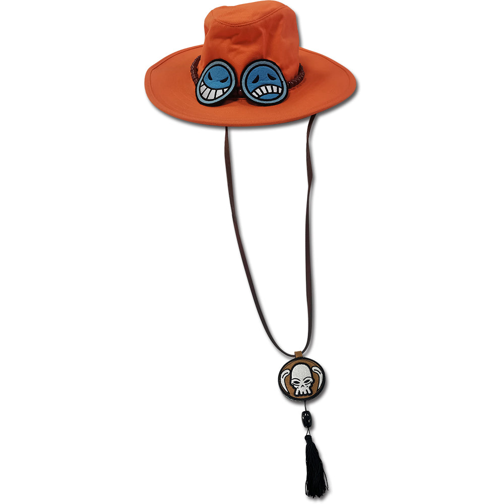 One Piece - Portgas D. Ace Hat Headwear for Costume Play (Deluxe Edition)