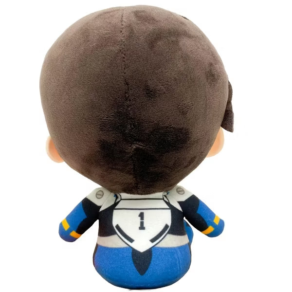Evangelion New Movie - Shinji Ikari (Plug Suit) Sitting Plush 7"H