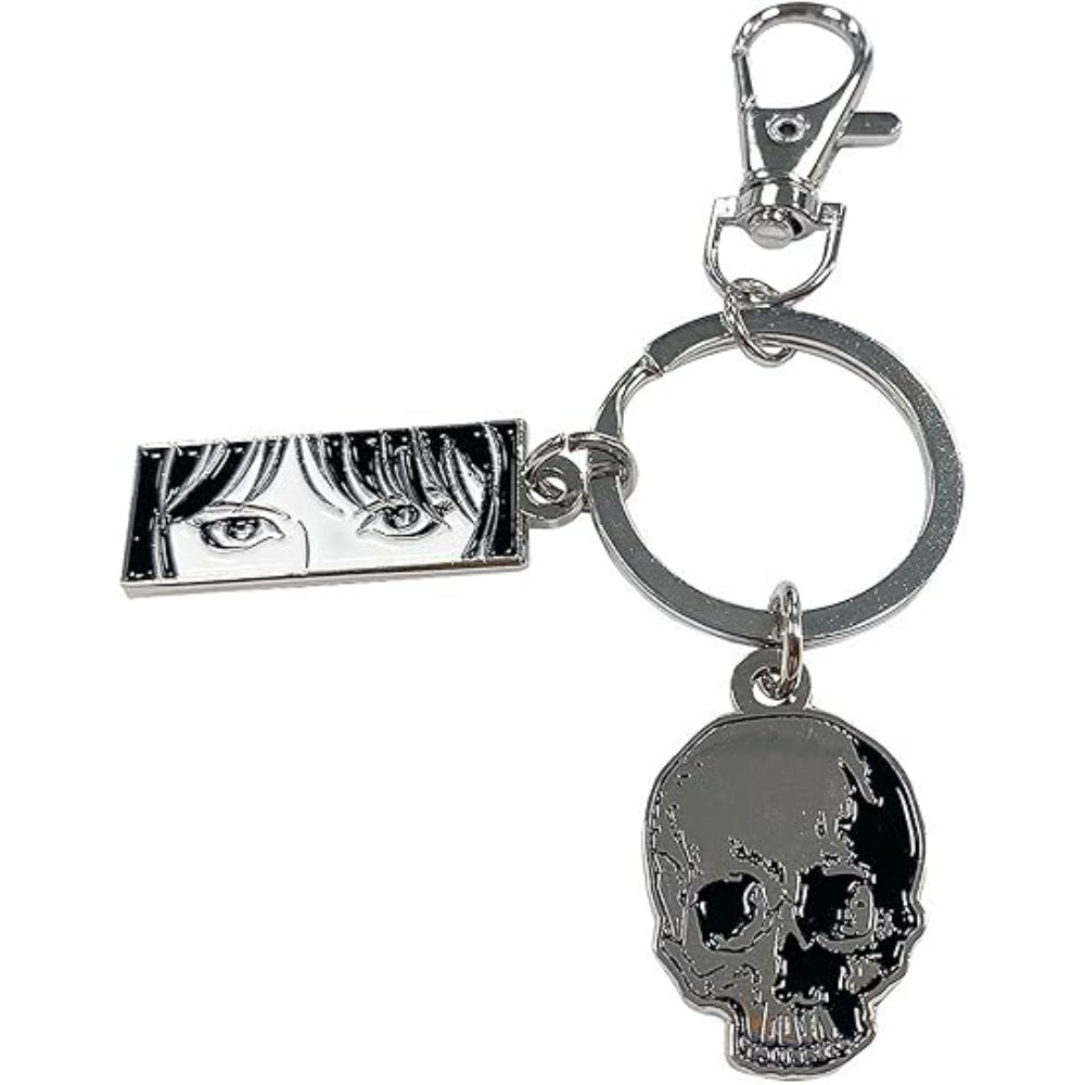 Wednesday - Wednesday Eyes & Skull Metal Keychain