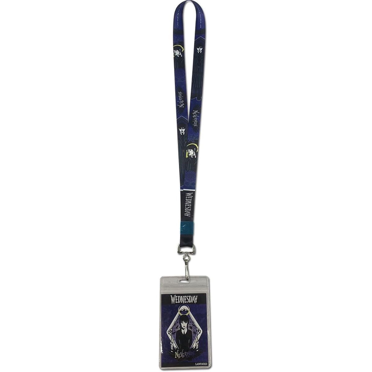 Wednesday - Nevermore Lanyard w/ Badge Holder