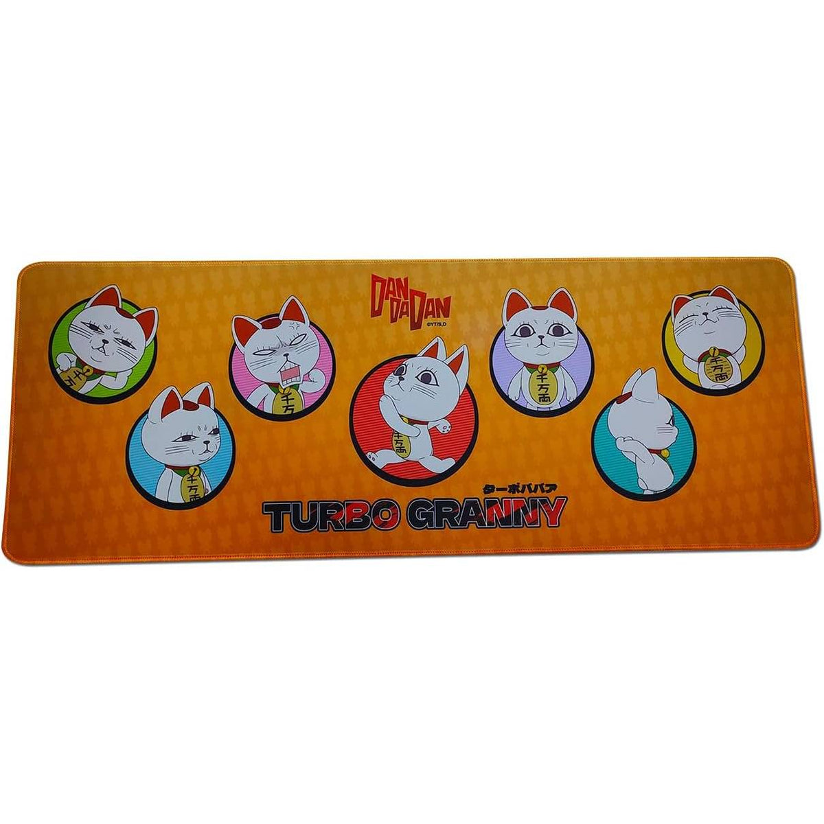Dan Da Dan - Turbo Granny (Lucky Cat) Desk Mat Mouse Pad 32"W x 12"L