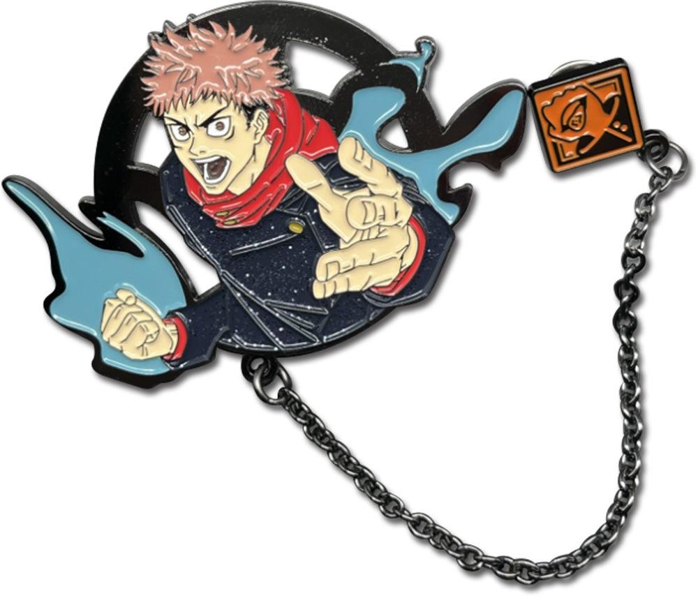JUJUTSU KAISEN - PINSART ITADORI PIN WITH CHAIN - Great Eastern Entertainment