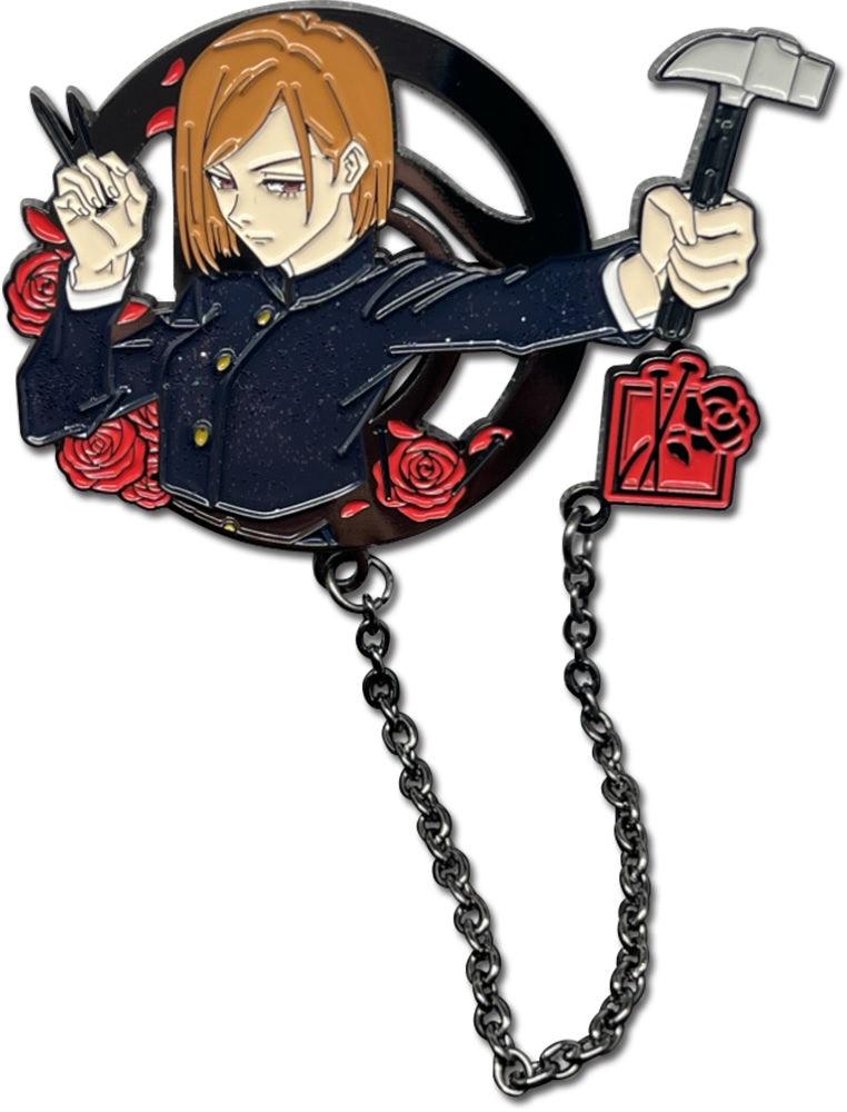 JUJUTSU KAISEN - PINSART NOBARA PIN WITH CHAIN - Great Eastern Entertainment