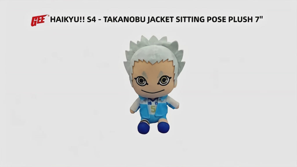 Haikyu S4 - Korai Hoshiumi Jacket Sitting Pose Plush 7"H