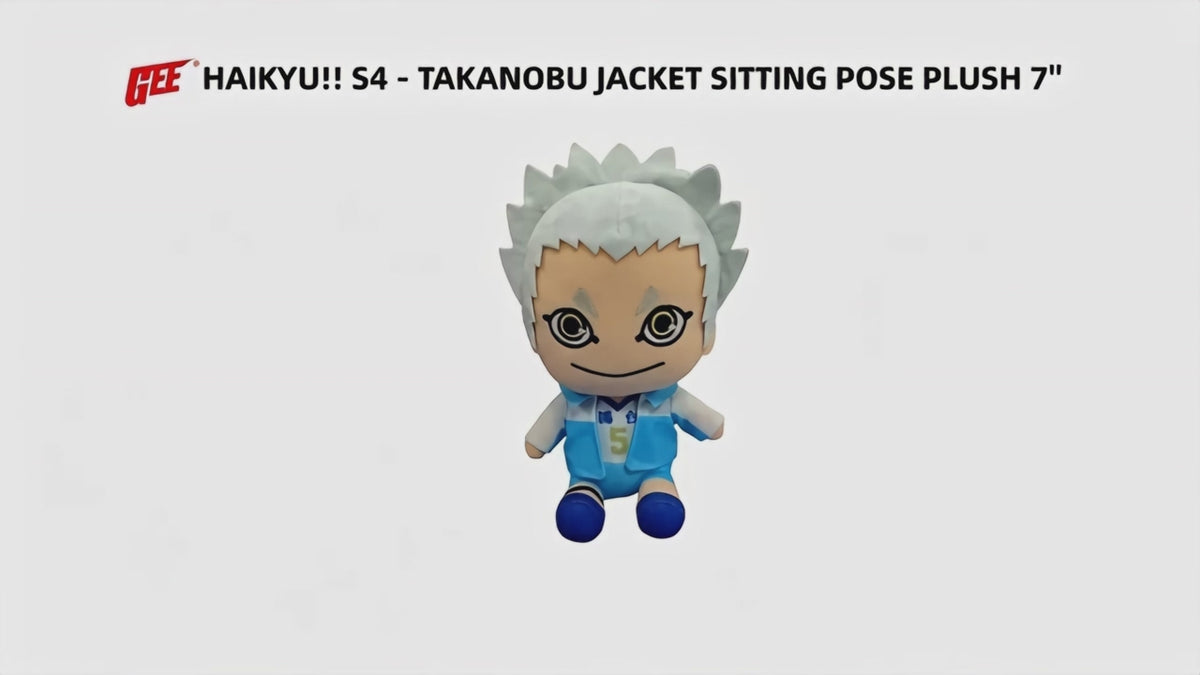 Haikyu S4 - Korai Hoshiumi Jacket Sitting Pose Plush 7"H