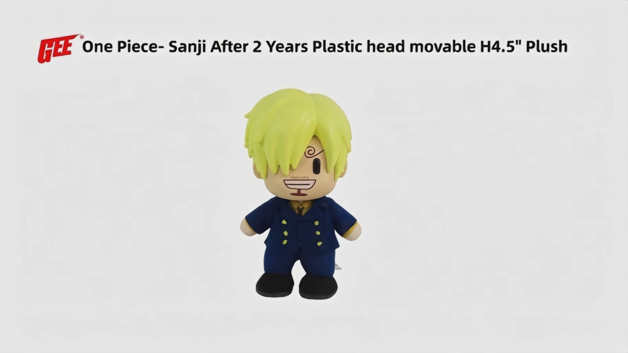 One Piece: Vinsmoke Sanji (Return to Sabaody Arc) Figurekey Plush 4.5" H