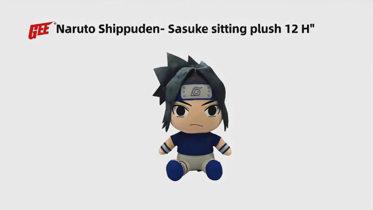 NARUTO - SASUKE SITTING PLUSH 12" H