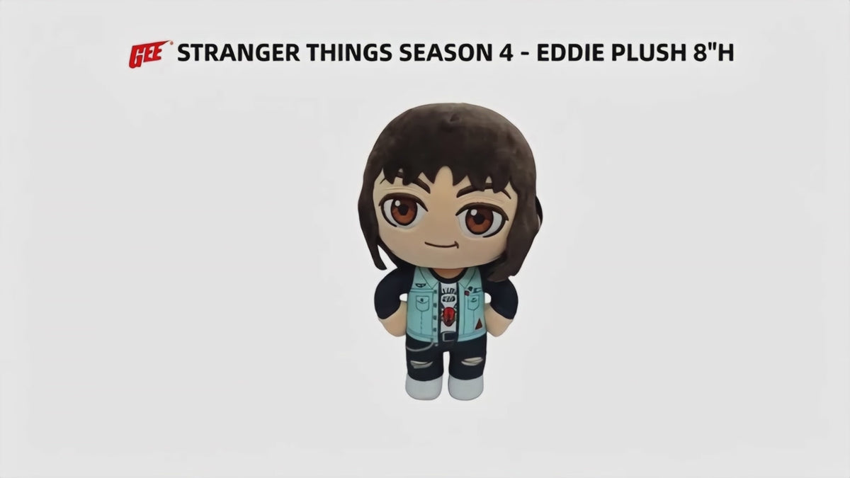 Stranger Things Season 4 - Edward "Eddie" Munson Plush 8" H