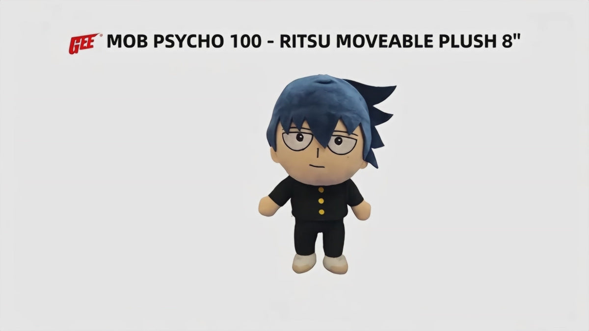 Mob Psycho 100 - Ritsu Kageyama Movable Plush 8"H