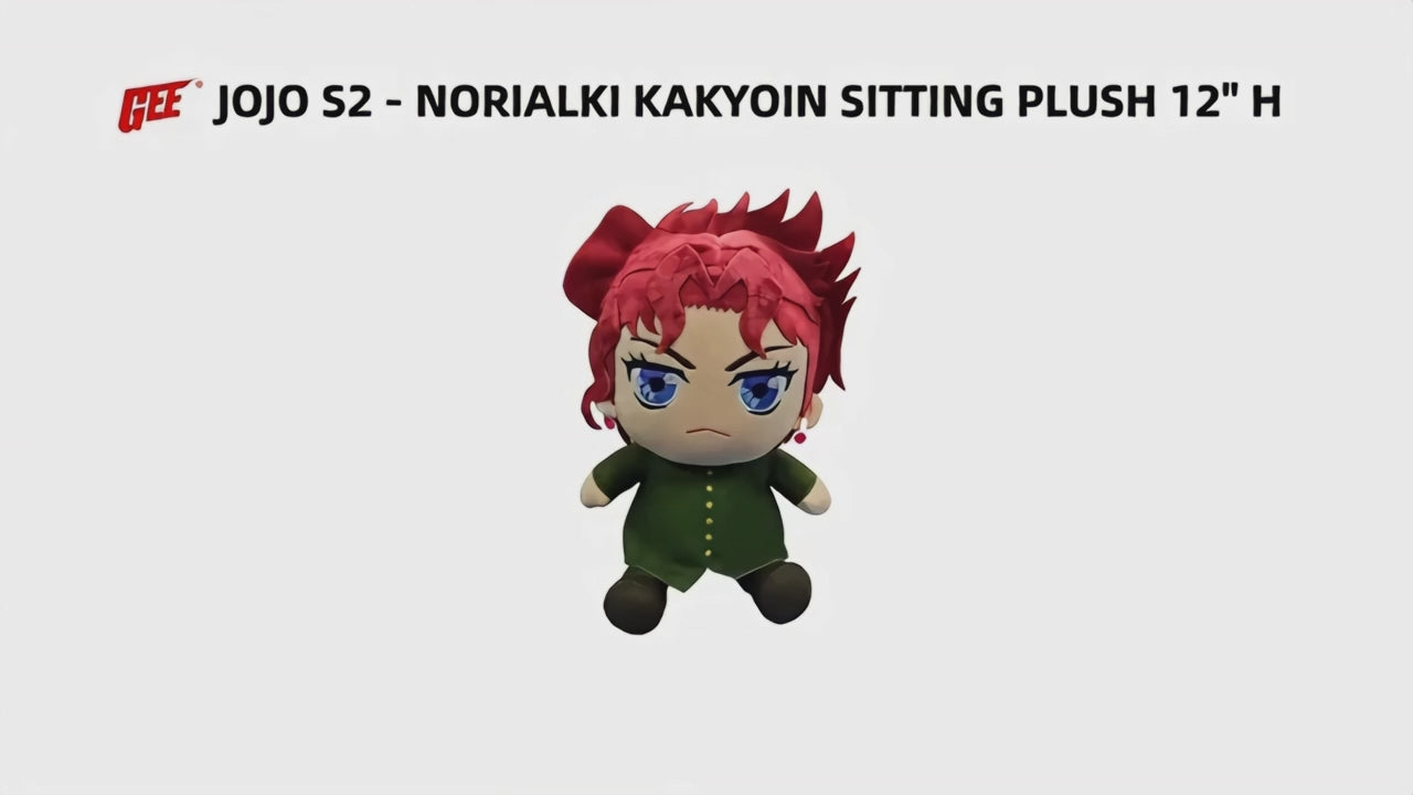 JOJO S2 - NORIALKI KAKYOIN SITTING PLUSH 12" H