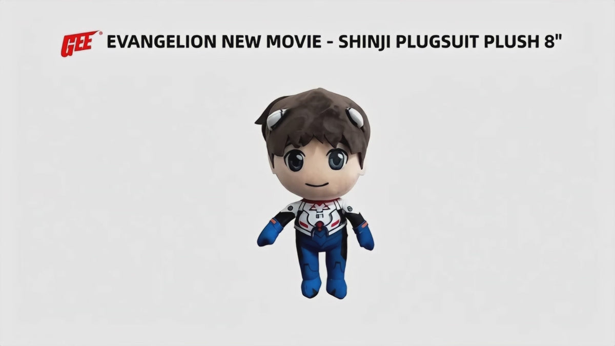 Evangelion New Movie - Shinji Ikari (Plugsuit) Plush 8"