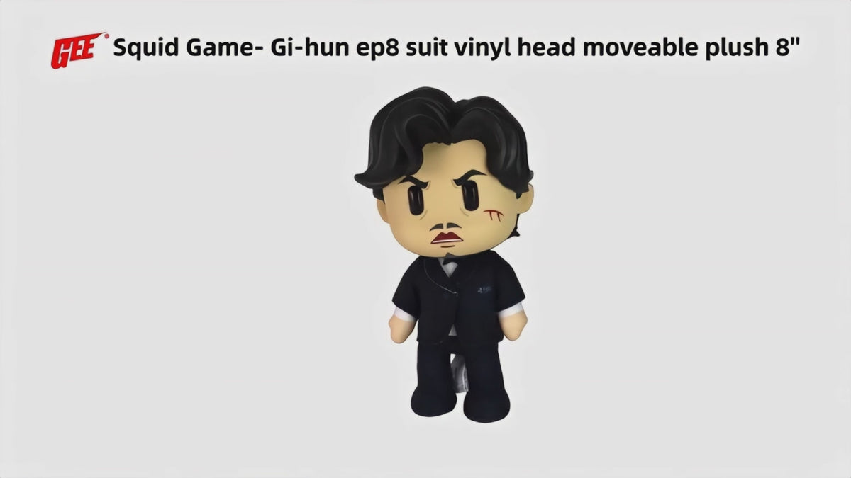 Squid Game: Gi-Hun (Final Game Suit) Figurekey Plush Figure 8"H