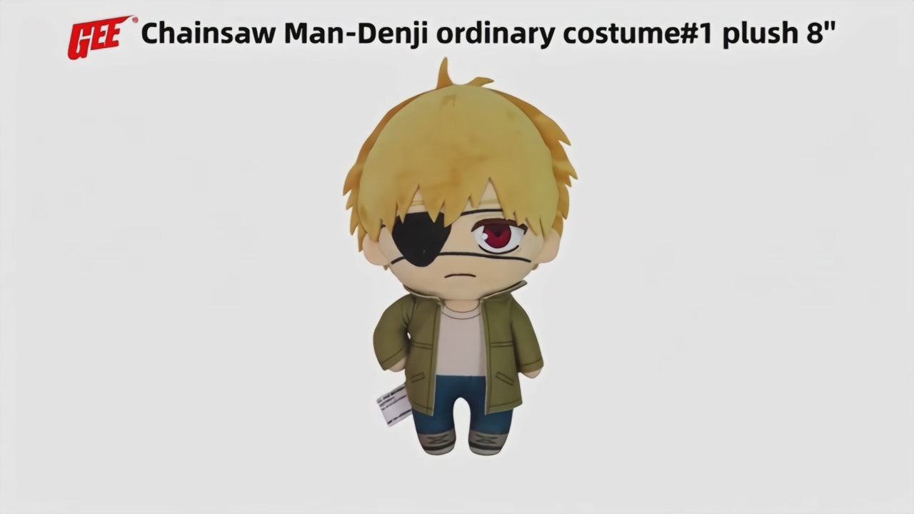 CHAINSAW MAN - DENJI ORDINARY COSTUME #1 PLUSH 8" H