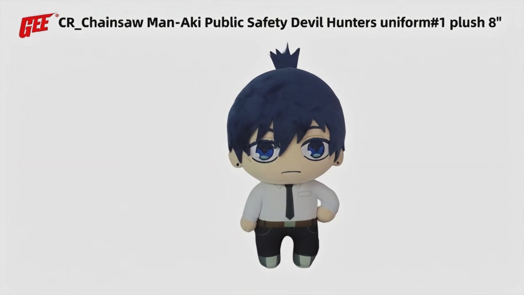 Chainsaw Man - Aki Hayakawa Public Safety Devil Hunters Uniform #1 Plush 8"H