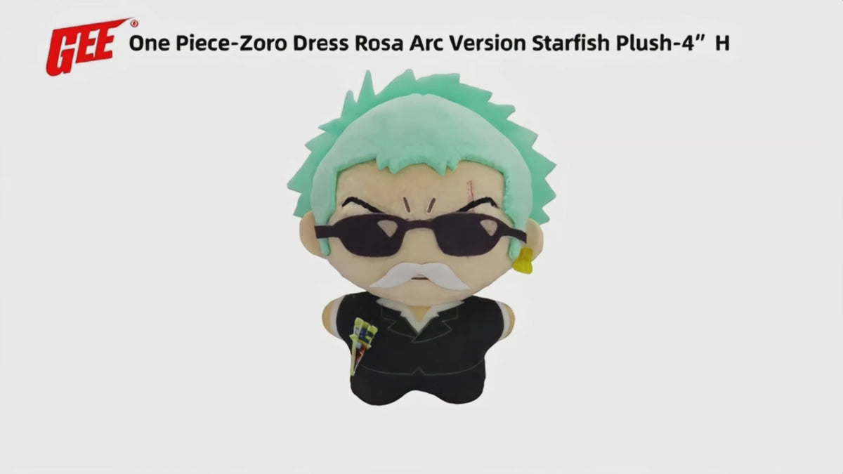 One Piece - Roronoa Zoro (Dressroza Arc) Starfish Mini Plush 4"H