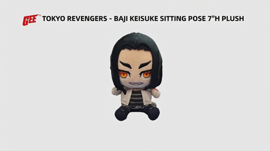 Tokyo Revengers - Baji Keisuke Sitting Pose Plush 7"H