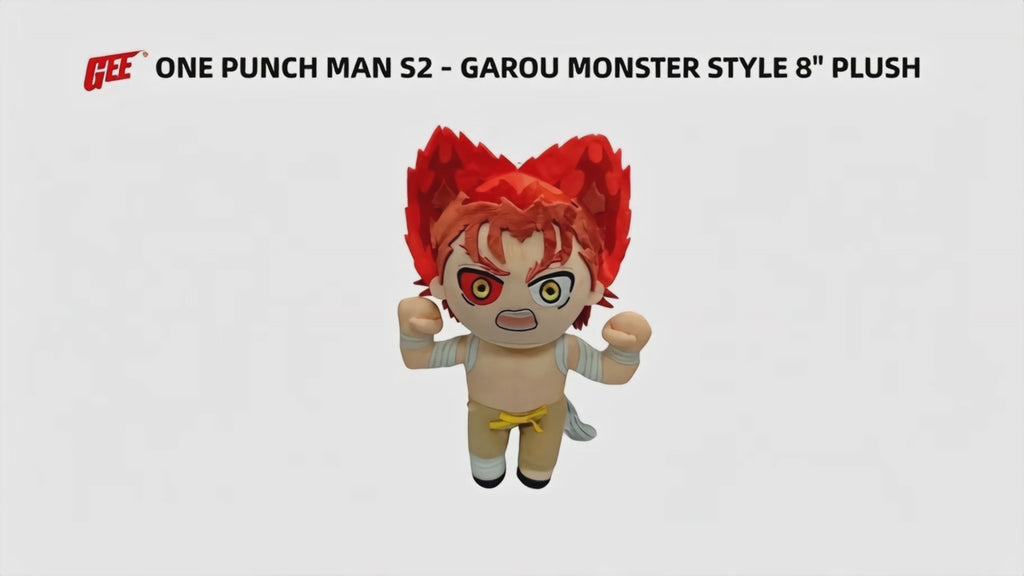 One Punch Man S2 - Garou Monster Syle Plush 8"H