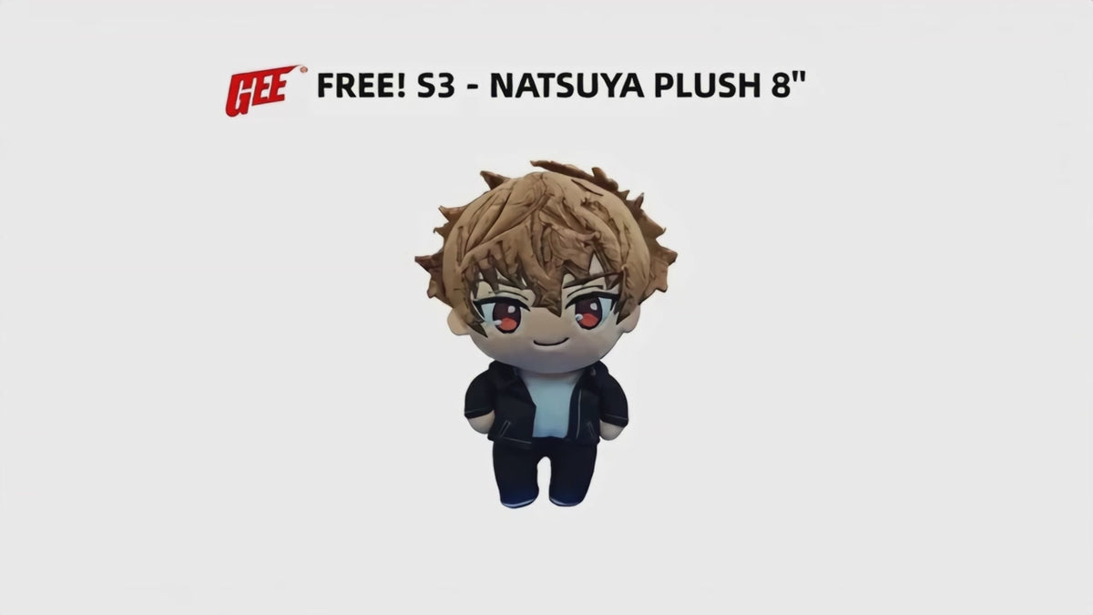 Free! S3 - Natsuya Kirishima Plush 8" H