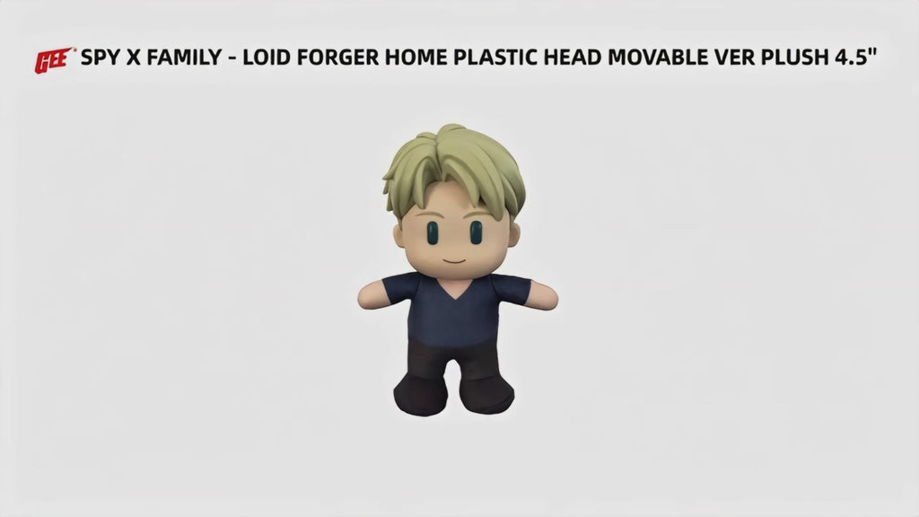 SPY X FAMILY - LOID FORGER HOME FIGUREKEY PLUSH 4.5''