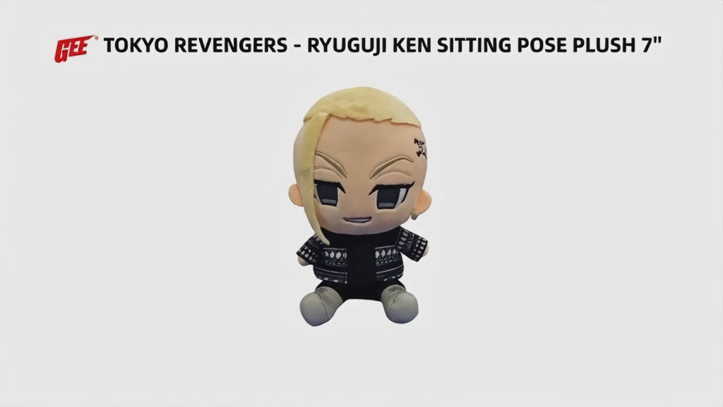 Tokyo Revengers - Ryuguji Ken Sitting Pose Plush 7"H