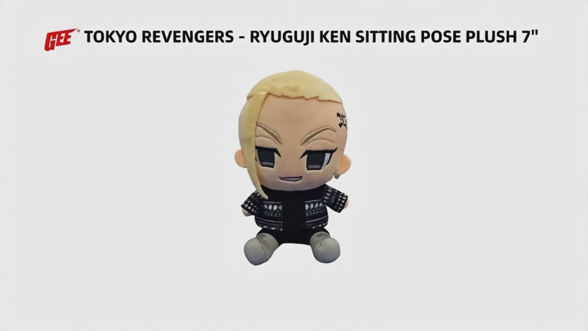 Tokyo Revengers - Ryuguji Ken Sitting Pose Plush 7"H