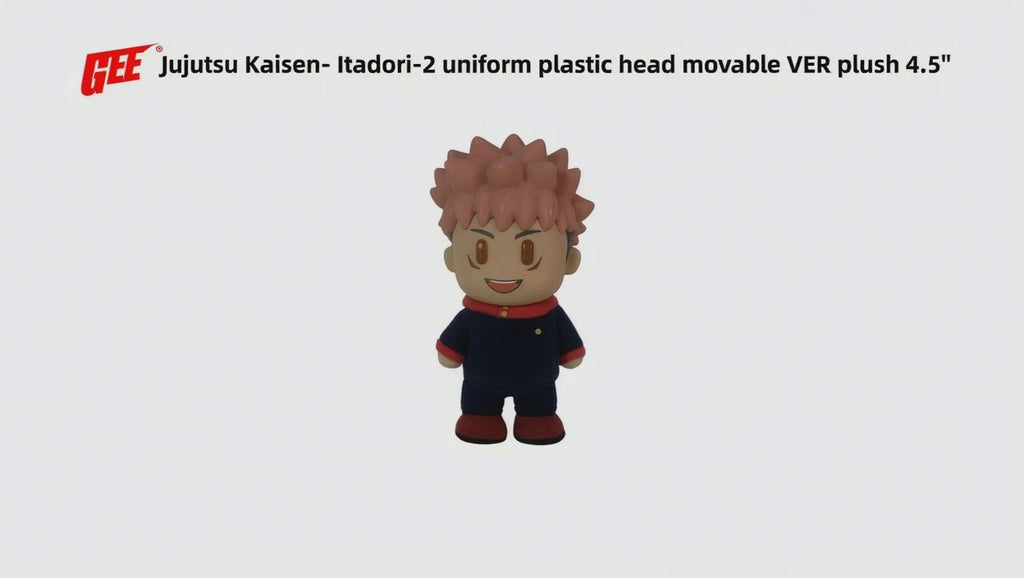 Jujutsu Kaisen - Yuji Itadori (Happy) Uniform Figurekey Plush 4.5"H