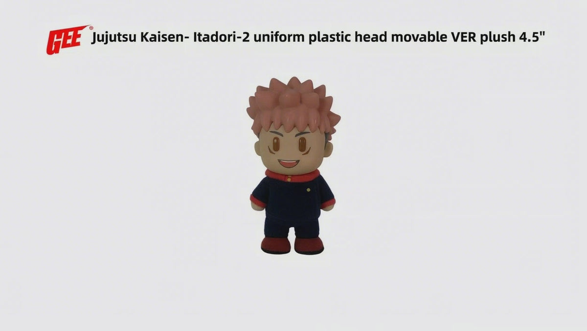 Jujutsu Kaisen - Yuji Itadori (Happy) Uniform Figurekey Plush 4.5"H
