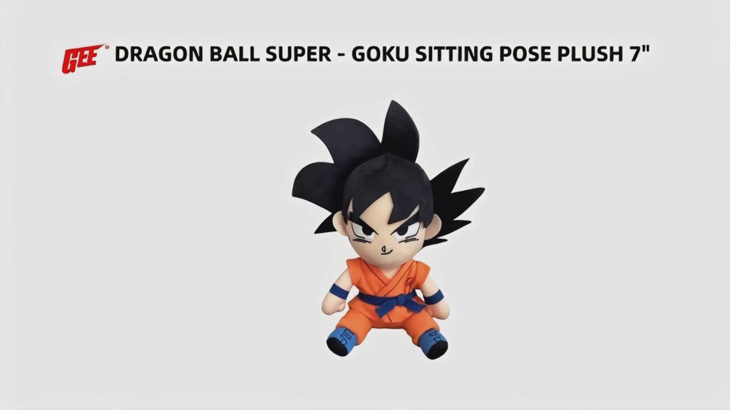 Dragon Ball Super - Son Goku Sitting Pose Plush 7"H