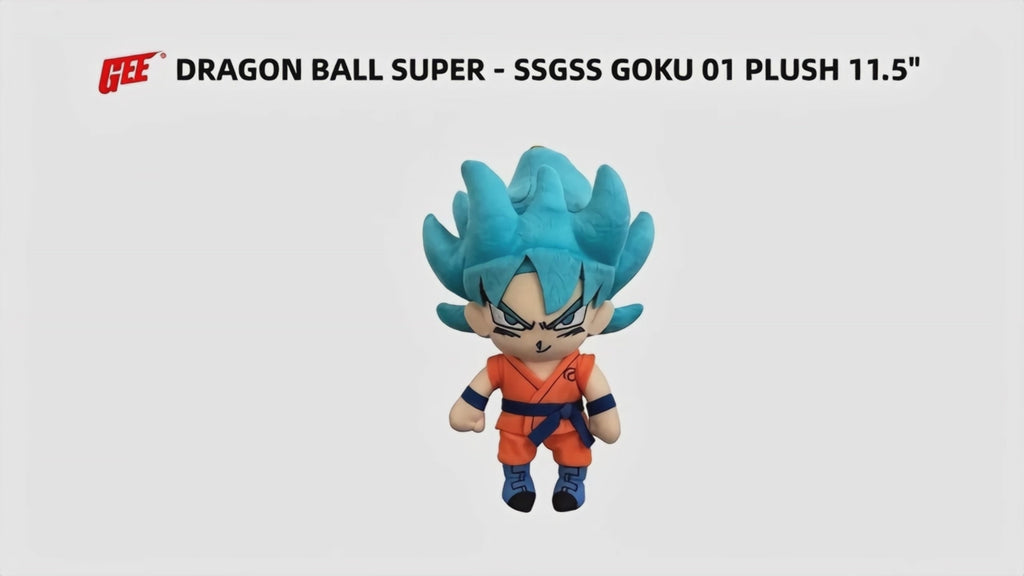 Dragon Ball Super - Super Saiyan Blue Goku Plush 8"H