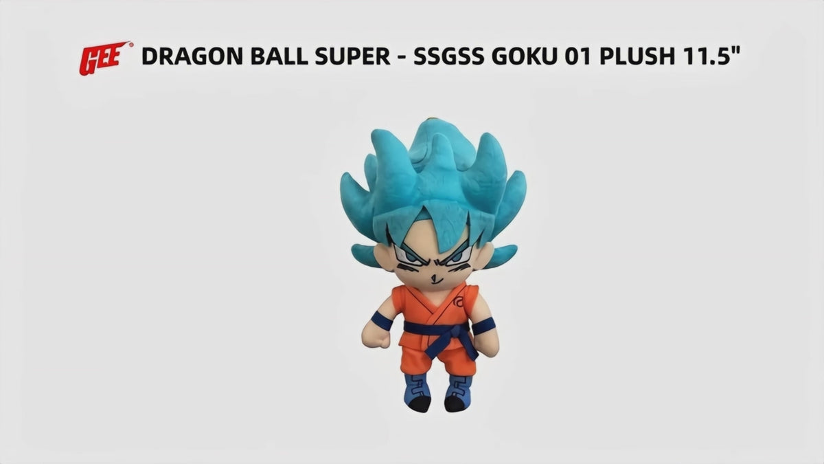 Dragon Ball Super - Super Saiyan Blue Goku Plush 8"H
