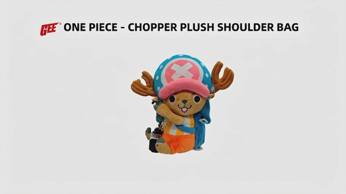 One Piece - Tony Tony Chopper Plush Character Shoulder Bag