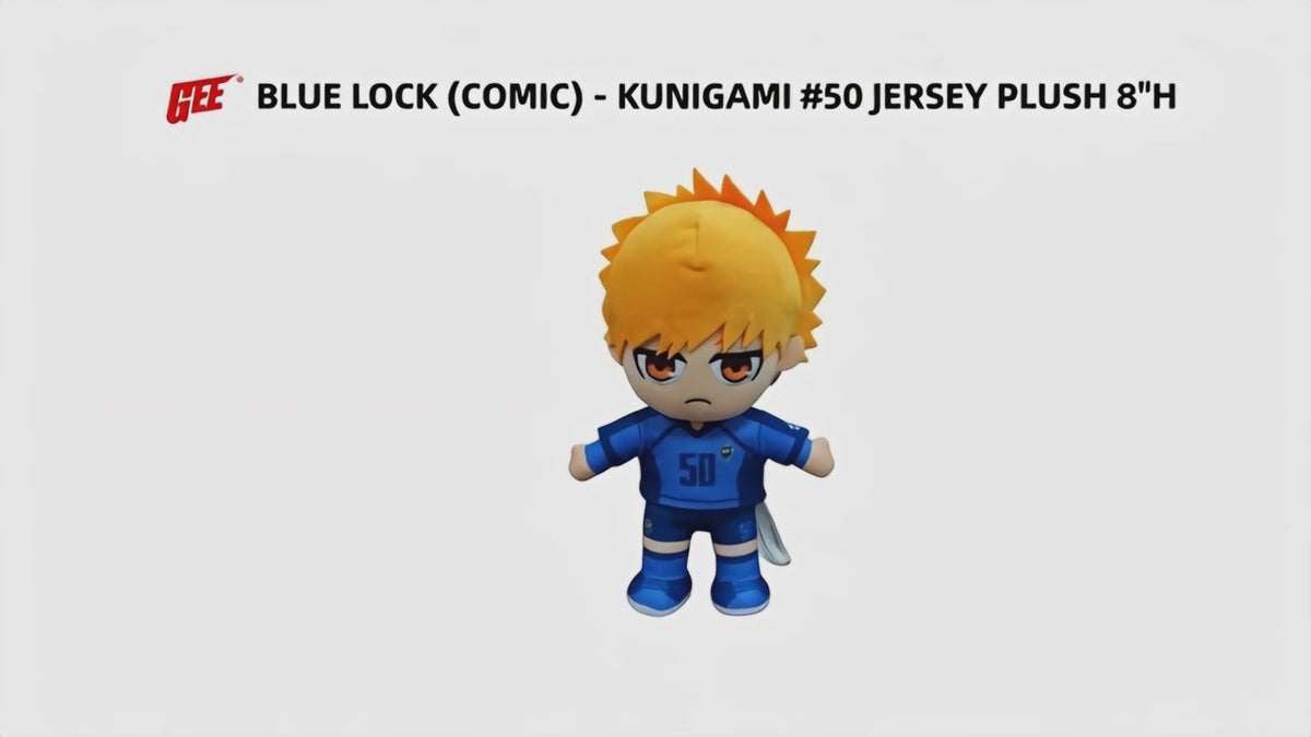 Blue Lock (Manga) - Rensuke Kunigami #50 Jersey Plush 8"