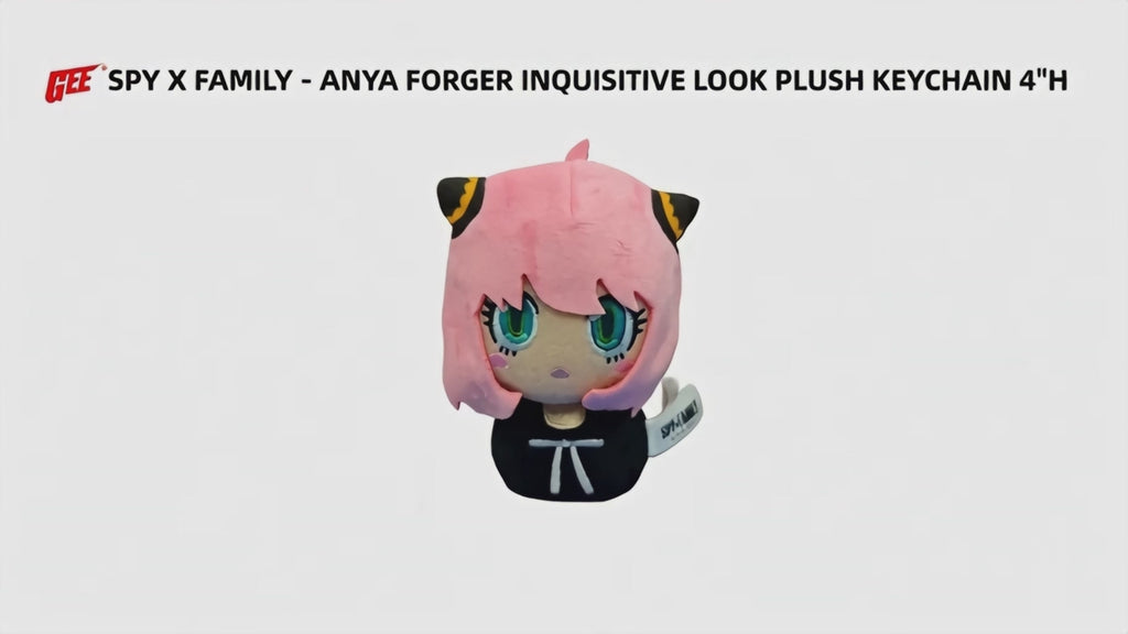 Spy X Family - Anya Forger Mini Plush w/ Hook Clip 4" H