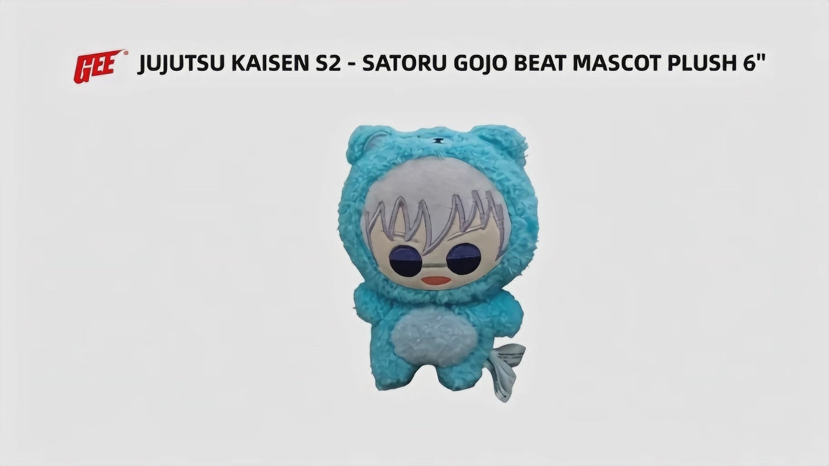 Great Eastern Entertainment Jujutsu Kaisen Hidden Inventory - Satoru Gojo (Bear Mascot) Plush 6" H