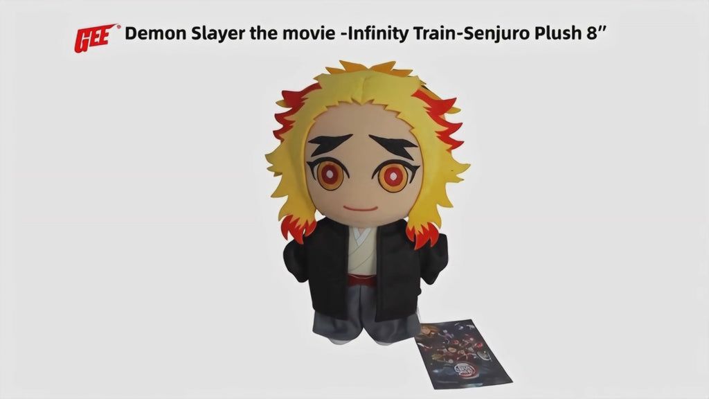 Demon Slayet The Movie: Infinity Train - Senjuro Rengoku Plush 8"H