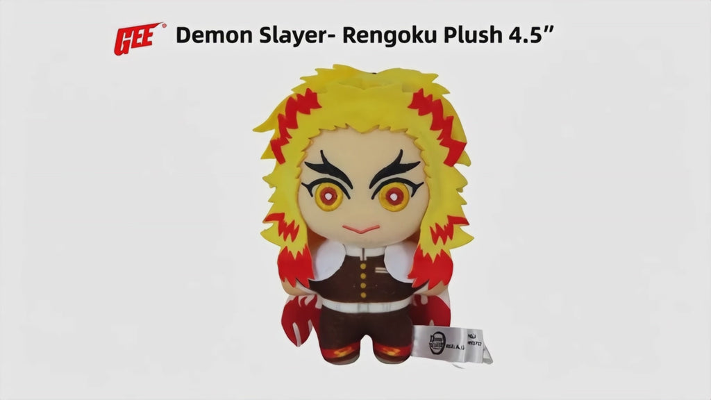 Demon Slayer - Kyojuro Rengoku Mini Plush w/ Spring Hook 4.5" H