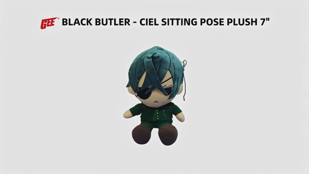 Black Butler - Ciel Phantomhive Sitting Pose Plush 8"H