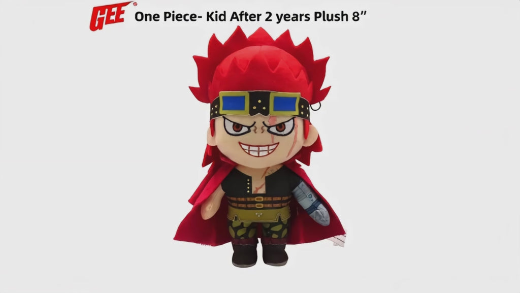 One Piece - Eustass "Captain" Kid Plush 8" H