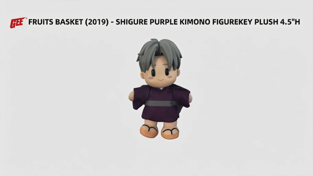 FRUITS BASKET (2019) - SHIGURE PURPLE KIMONO FIGUREKEY PLUSH 4.5"H