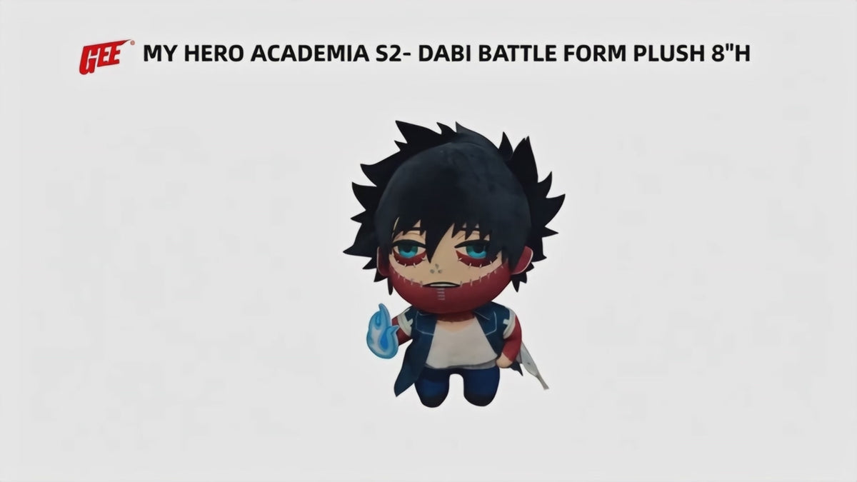 My Hero Academia S2 - Dabi Battle Form Plush 8"H