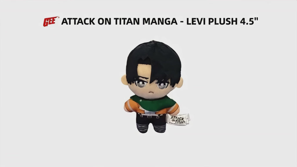 Attack On Titan Manga - Levi Plush 4.5"H
