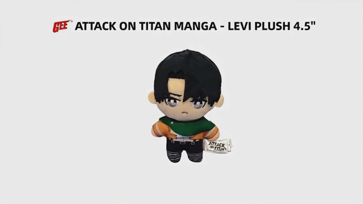 Attack On Titan Manga - Levi Plush 4.5"H