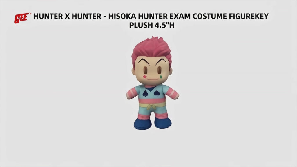 Hunter X Hunter - Hisoka Hunter Exam Costume Figurekey Plush 4.5"H