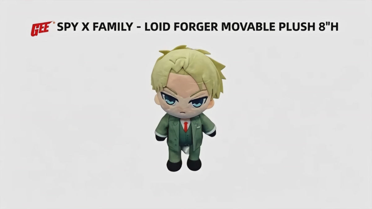 Spy X Family - Loid Forger Movable Plush 8"H