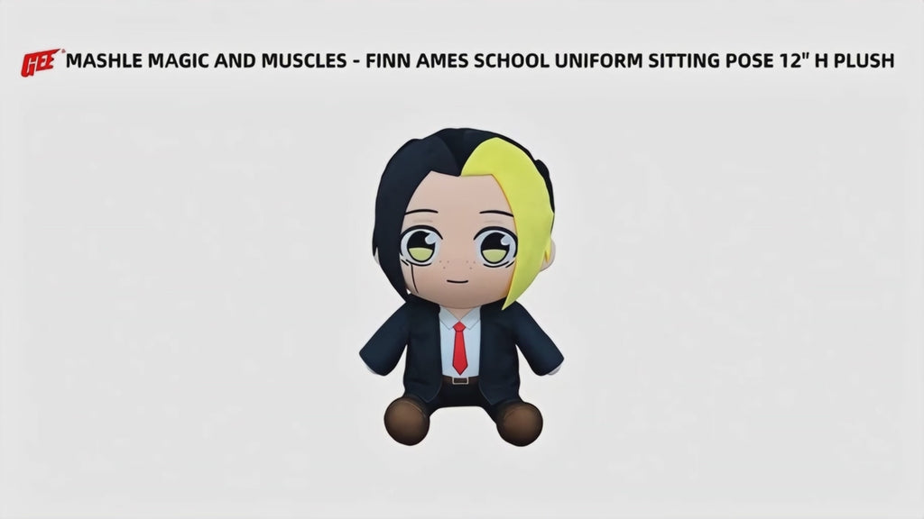 Mashle Magic and Muscles - Finn Ames Sitting Plush 12"