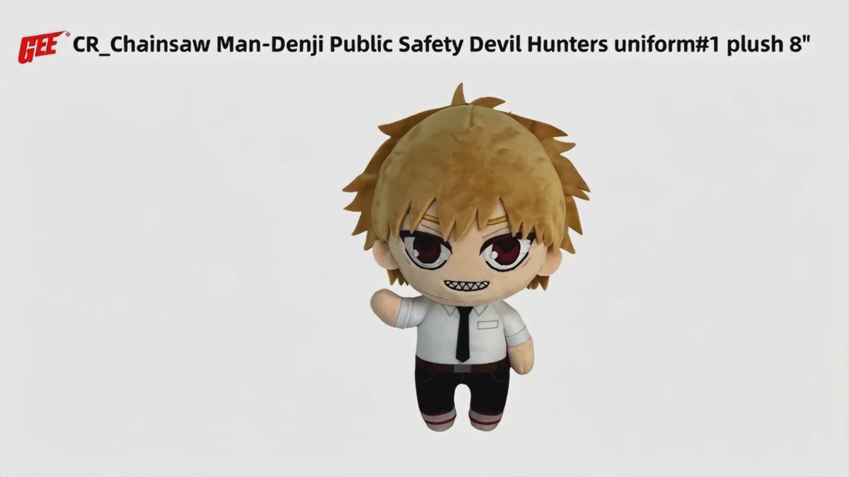 Chainsaw Man - Denji Public Safety Devil Hunters Uniform #1 Plush 8"H