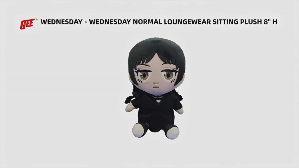 Wednesday - Wednesday (Loungewear) Sitting Pose Plush 8" H