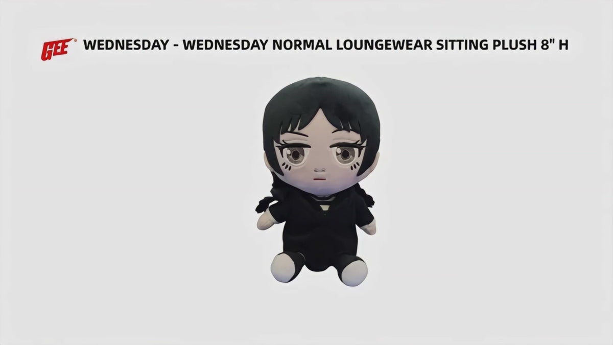 Wednesday - Wednesday (Loungewear) Sitting Pose Plush 8" H