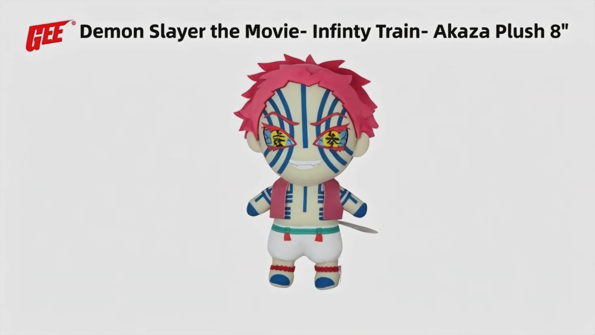Demon Slayer Mugen Train - Akaza Plush 8" H