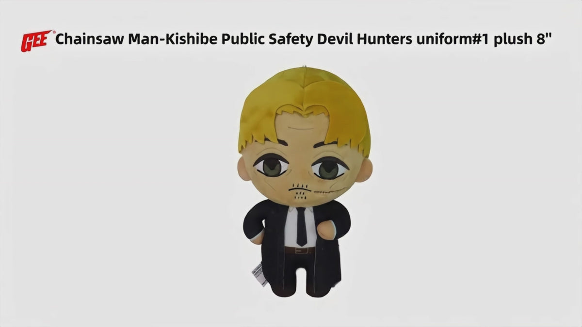 CHAINSAW MAN - KISHIBE PUBLIC SAFETY DEVIL HUNTERS UNIFORM #1 PLUSH 8"H